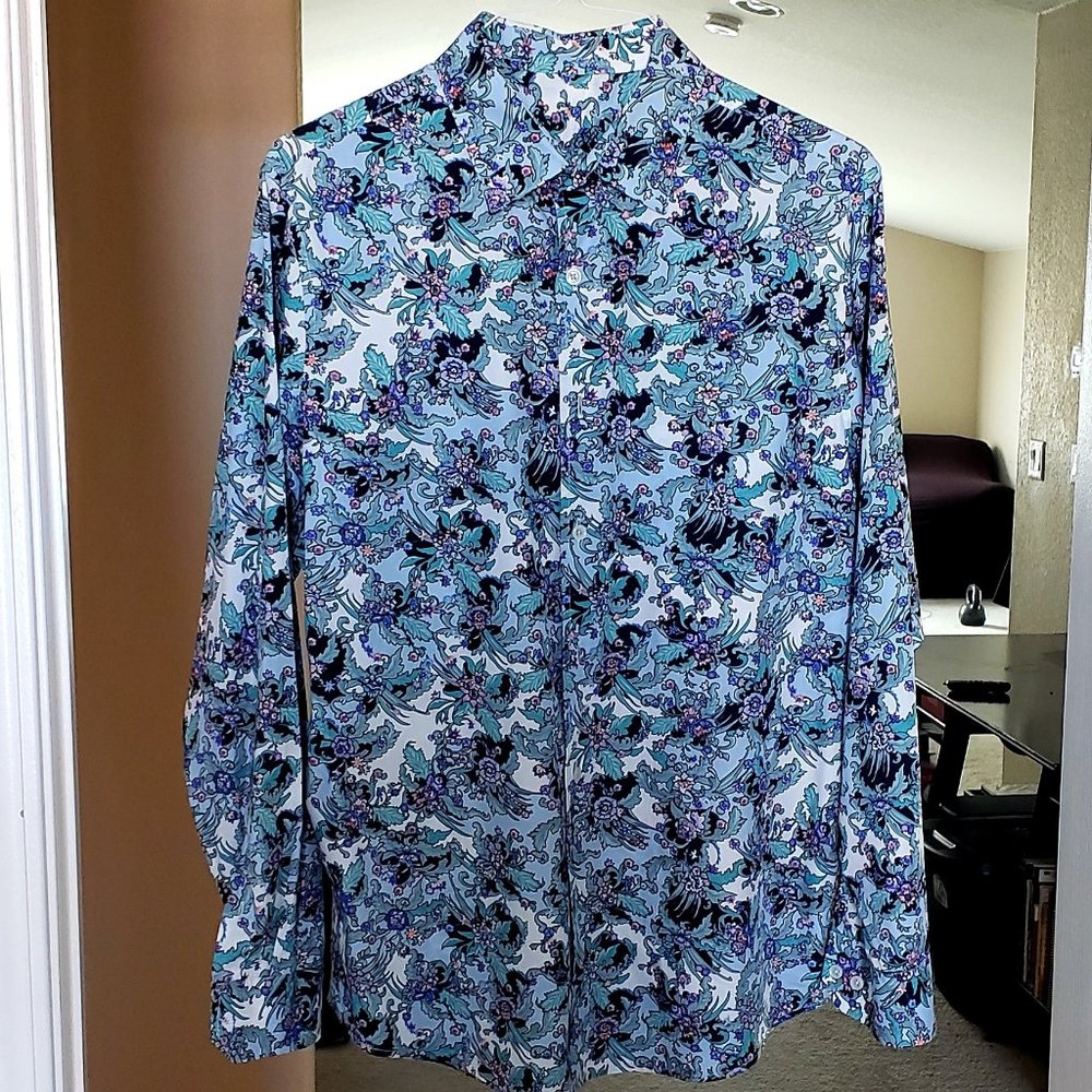 Tasso Elba Button Down Shirt Large 16/16.5
